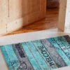 Fußmatte, Turquoise Brown -Einrichtungsgeschäft 11754 52568 Milieu