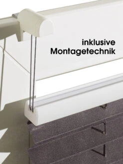 Plissee, Anthrazit -Einrichtungsgeschäft 6790 28923 Lupe 2