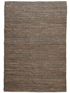 Flachgewebe-Teppich, Natur/Dunkelgrau NAT./BLACK -Einrichtungsgeschäft Almeria Flachgewebe braun natur 160x230 pla