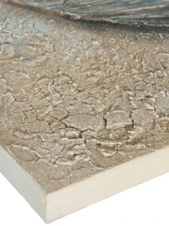 Leinwand-handgemalt, Grau -Einrichtungsgeschäft AltesHolzboot Leinwandbild Grau 100x100 lup2