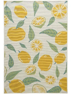 Outdoor-Teppich, Zitrone -Einrichtungsgeschäft AmalfiDream OutdoorTeppich Gelb Zitrone 160x230 pla