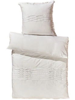 Bettwäsche, Weiss 6 Bettwäsche, Weiss -Einrichtungsgeschäft Amari Bettwaesche Weiss 135x200 pla2