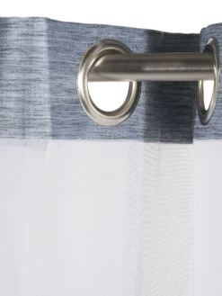 Ösenschal, Aqua -Einrichtungsgeschäft Aria Gardine Oesenschal Blau Aqua 140x245 lup1