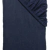 Flanell-Spannbetttuch, Dunkelblau -Einrichtungsgeschäft Arosa Spannbetttuch Dunkelblau 100x200 pla
