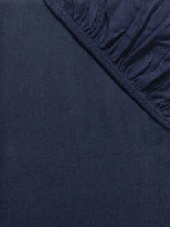 Flanell-Spannbetttuch, Dunkelblau -Einrichtungsgeschäft Arosa Spannbetttuch Dunkelblau lup