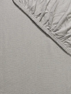 Flanell-Spannbetttuch, Sharkskin -Einrichtungsgeschäft Arosa Spannbetttuch grau sharkskin lup2