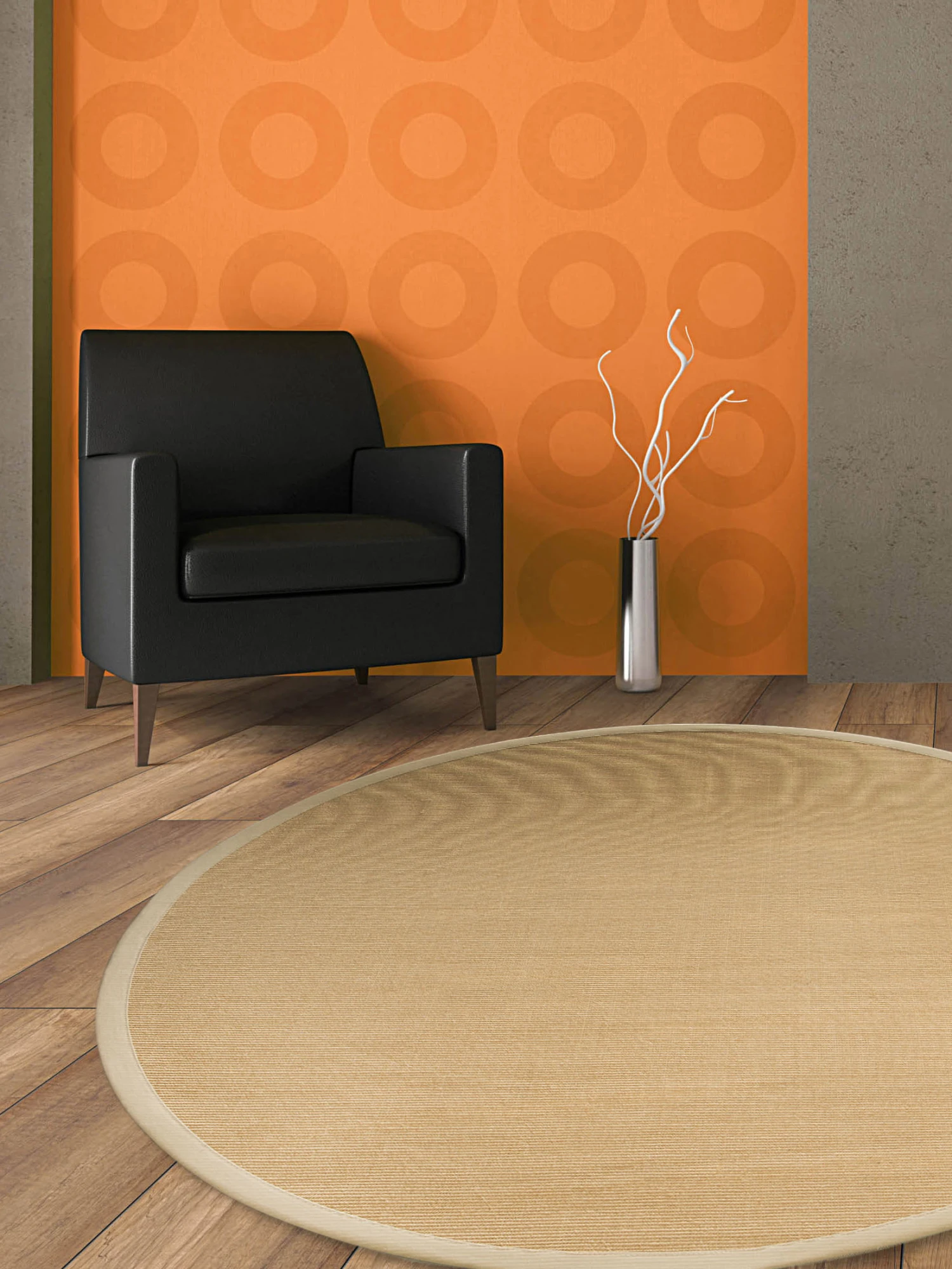 Sisal-Teppich, Creme 3 Sisal-Teppich, Creme