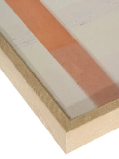 Leinwandbild, Ocker -Einrichtungsgeschäft Ausblick Druckgerahmt Beige Ocker 40x50 lup2