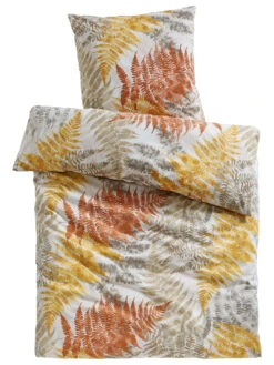Bettwäsche, Curry -Einrichtungsgeschäft AutumnVibes Bettwaesche Gelb Curry 135x200 pla