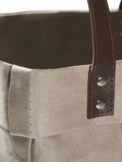 Korb, Graubraun -Einrichtungsgeschäft BasketKraftpaper Korb Hellbraun Graubraun 35x35x45 lup2