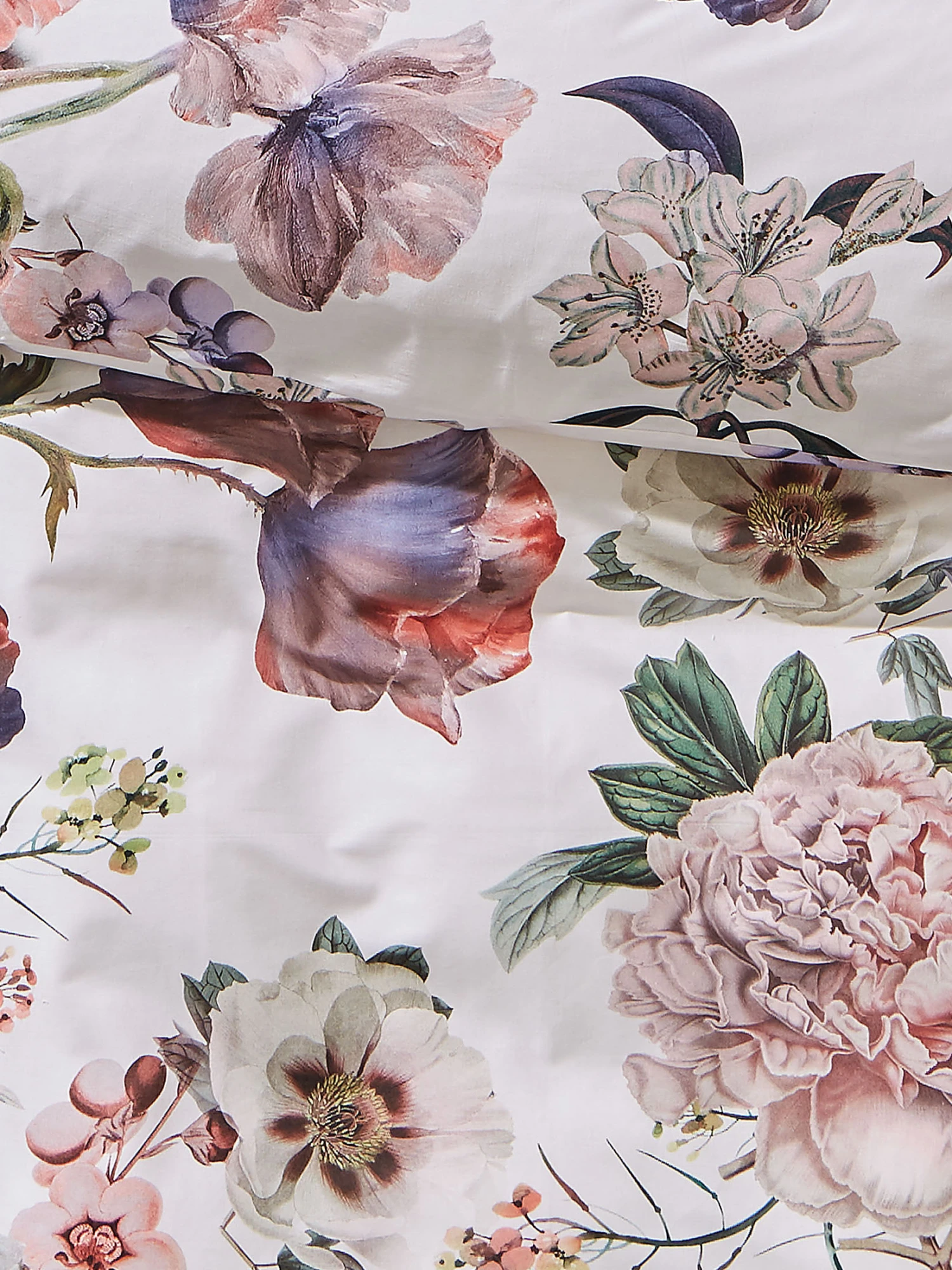 Satin-Bettwäsche, Weiss 5 Satin-Bettwäsche, Weiss – Bild 3