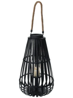 Laterne, Schwarz -Einrichtungsgeschäft BlackShine Laterne Schwarz 35x35x60 per3