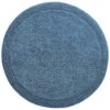 Badematte, Stahl -Einrichtungsgeschäft Bodega Badteppich blau Stahl 90rund pla