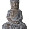 Figur, Grau 1 Figur, Grau -Einrichtungsgeschäft BuddhaSmile Figur Braun Grau 17x24x34 per1
