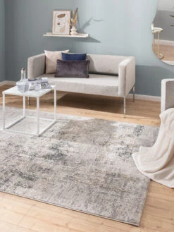 Vintage-Teppich, Vintage Blau