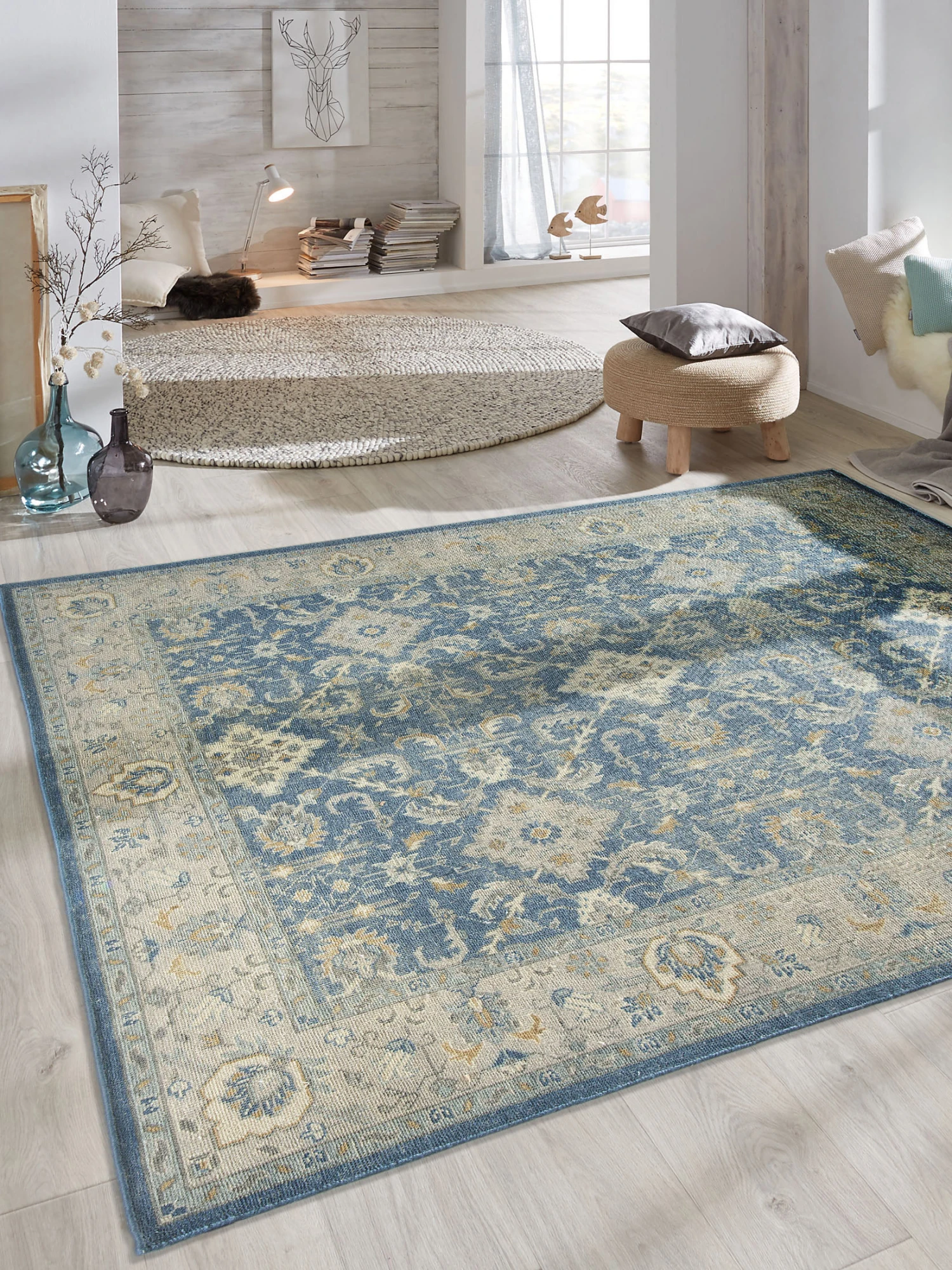 Designer-Teppich, Blue Bell 3 Designer-Teppich, Blue Bell