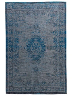 Vintage-Teppich, Grey Turquoise -Einrichtungsgeschäft ChaletRoyal Vintageteppich tuerkis GreyTurquoise 140x200 pla