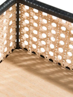 Tisch, Schwarz/Beige -Einrichtungsgeschäft CoffeeTable Tisch Schwarz SchwarzBeige 30x60x50 lup1