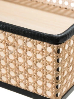 Tisch, Schwarz/Beige -Einrichtungsgeschäft CoffeeTable Tisch Schwarz SchwarzBeige 30x60x50 lup2