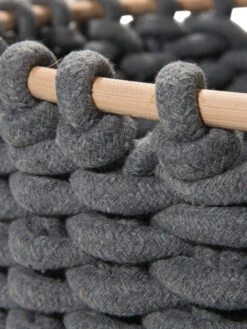 Korb, Anthrazit -Einrichtungsgeschäft Cotiri Korb Dunkelgrau Anthrazit 35x35x20 lup1