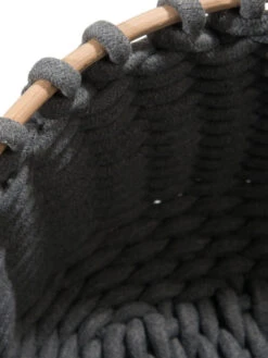 Korb, Anthrazit -Einrichtungsgeschäft Cotiri Korb Dunkelgrau Anthrazit 35x35x20 lup2