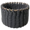 Korb, Anthrazit -Einrichtungsgeschäft Cotiri Korb Dunkelgrau Anthrazit 35x35x20 per