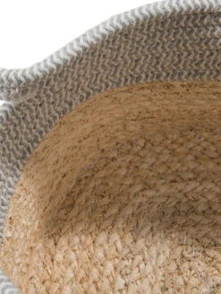 Korb, Grau/Beige -Einrichtungsgeschäft Cotiro Korb Grau GrauBeige 25x30x16 lup2