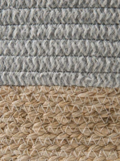Korb, Grau/Beige -Einrichtungsgeschäft Cotiro Korb Grau GrauBeige 25x30x16 lup3