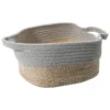 Korb, Grau/Beige -Einrichtungsgeschäft Cotiro Korb Grau GrauBeige 25x30x16 per