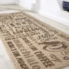 Küchenläufer, Coffee -Einrichtungsgeschäft Cuisine FlachgewebeTeppich Beige Coffee2 80x200 mil