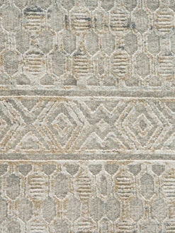 Vintage-Teppich, Antiksilber -Einrichtungsgeschäft Cullen DesignerTeppich hellgrau Antiksilber 160x230 lup2