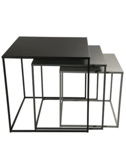 Tisch, Grau -Einrichtungsgeschäft DarkTable Tisch Set per