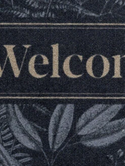 Sauberlaufmatte, Forets Leaves Grey -Einrichtungsgeschäft Door Fussmatte Grau ForetsLeavesGrey 50x80 lup