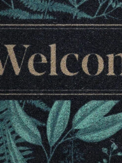 Sauberlaufmatte, Forets Leaves Green -Einrichtungsgeschäft Door Fussmatte Gruen ForetsLeavesGreen 50x80 lup