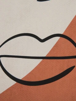 Leinwand-Druck-handbemalt, Beige/Braun -Einrichtungsgeschäft Doubleface Druckgerahmt Terra BeigeBraun 50x70 lup