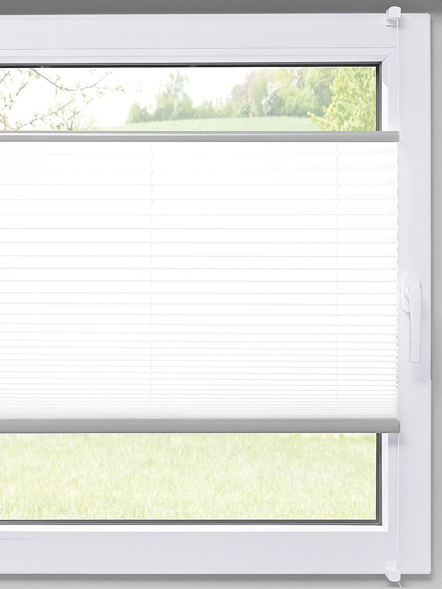 Plissee, Creme/Beige 4 Plissee, Creme/Beige – Bild 2