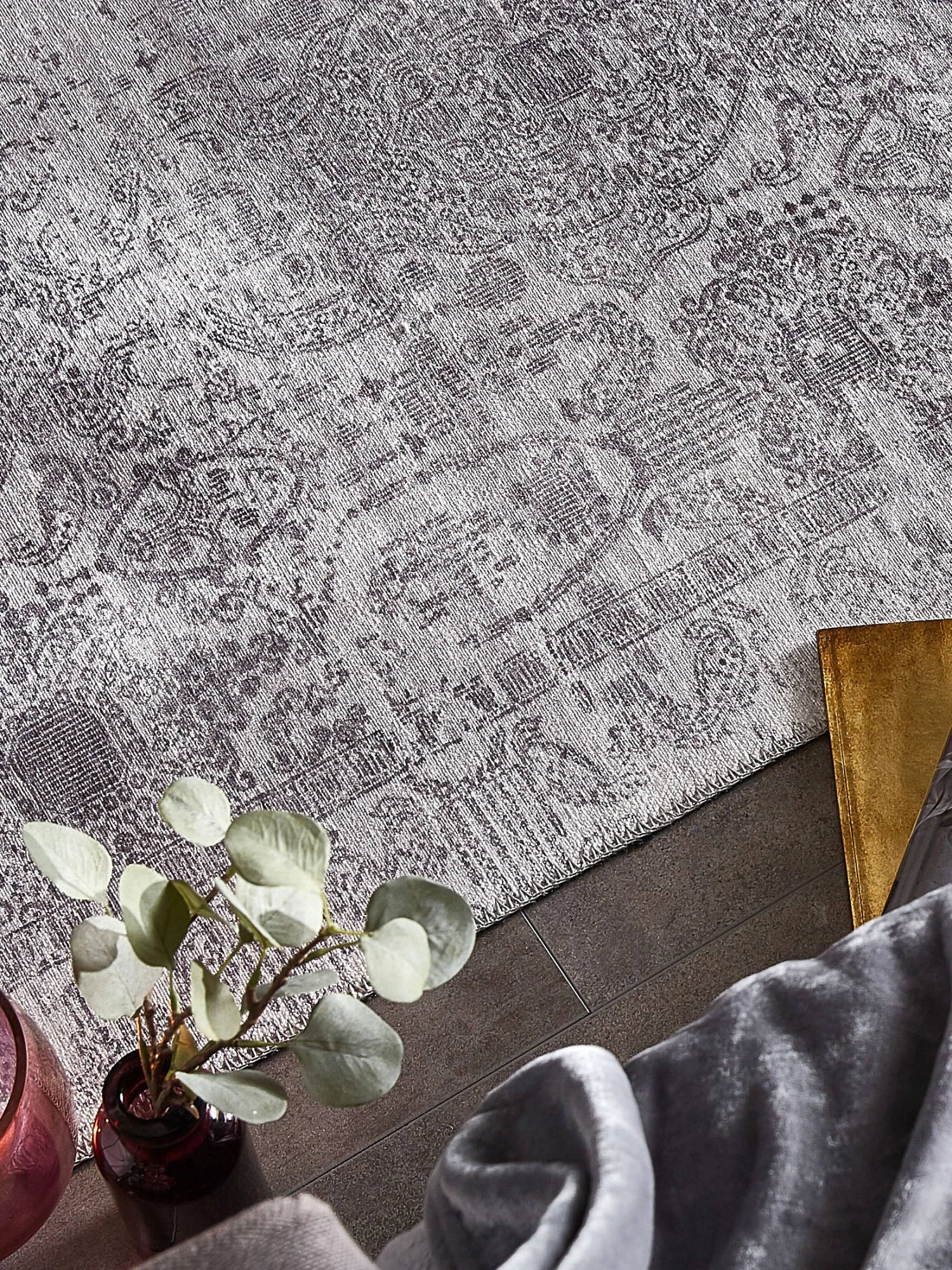 Vintage-Teppich, Marmor 4 Vintage-Teppich, Marmor – Bild 2