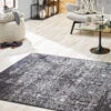 Vintage-Teppich, Quarz -Einrichtungsgeschäft Escape VintageTeppich Schwarz Quarz 160x230 mil