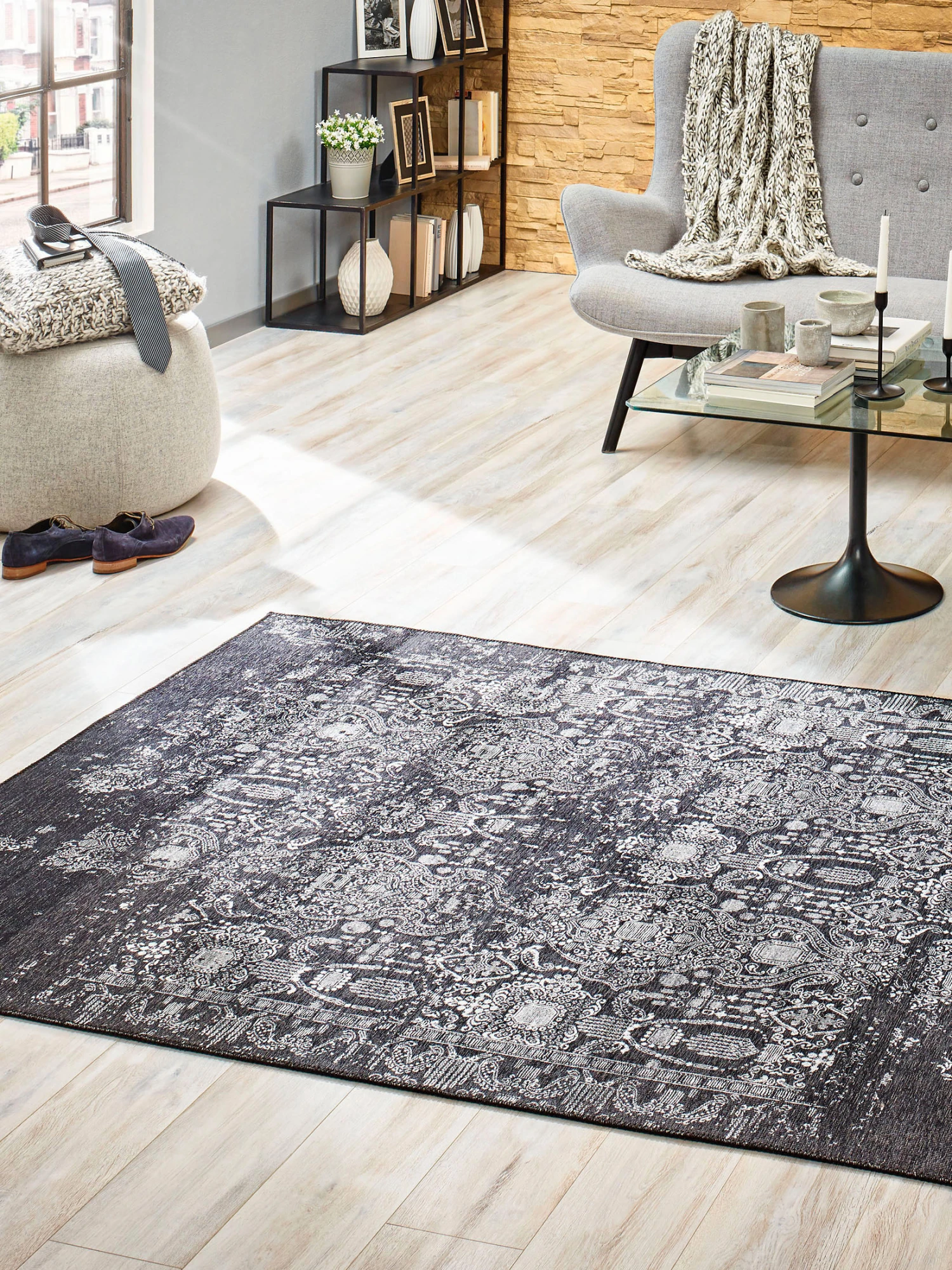 Vintage-Teppich, Quarz 3 Vintage-Teppich, Quarz