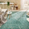 Vintage-Teppich, Jade 2 Vintage-Teppich, Jade -Einrichtungsgeschäft FadingWorld Vintageteppich tuerkis Jade 170x240 mil