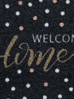 Fußmatte, Welcome Home -Einrichtungsgeschäft Fashion Fussmatte schwarz WelcomeHome 50x80 lup