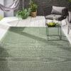 Outdoor-Teppich, Olive -Einrichtungsgeschäft Favolosa FlachgewebeTeppich gruen olive 160x230 mil