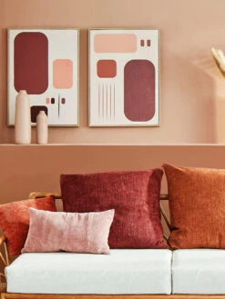 Leinwand Druck, Orange