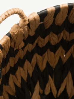 Korb, Schwarz/Natur 8 Korb, Schwarz/Natur -Einrichtungsgeschäft Flimmer Korb Schwarz SchwarzNatur 26x26x23 lup2