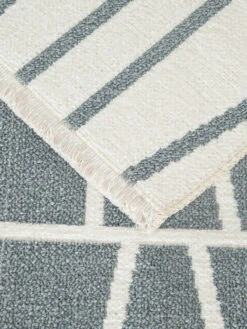 Moderner Teppich, Creme/grau -Einrichtungsgeschäft Hedda ModernerTeppich Grau Creme grau 160x230 wel2