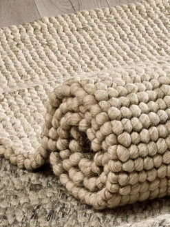 Woll-Teppich, Savanne -Einrichtungsgeschäft Helsingborg Wollteppich creme savanne lup2