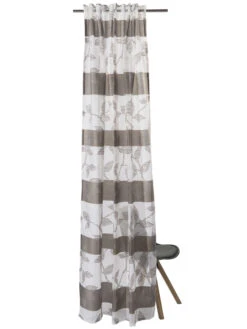 Vorhang Mit Gardinenband, Mokka -Einrichtungsgeschäft Henriette VerdeckteSchlaufe Braun Mokka 140x245 pla2