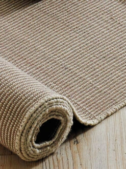 Flachgewebe-Teppich, Devon -Einrichtungsgeschäft Hoegland Handwebteppich braun devon lup