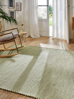 Woll-Teppich, Spring Green