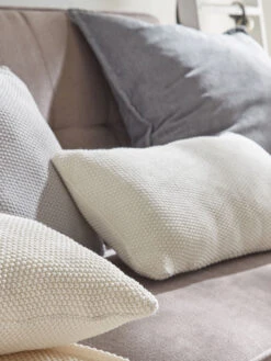 Strickkissen, Offwhite